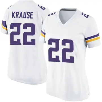 Nike Paul Krause Women's Game Minnesota Vikings White Jersey