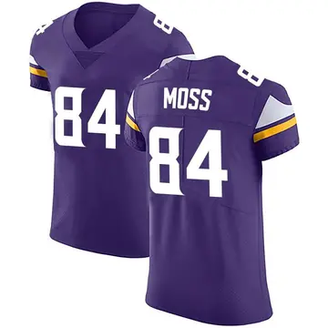Nike Randy Moss Men's Elite Minnesota Vikings Purple Team Color Vapor Untouchable Jersey