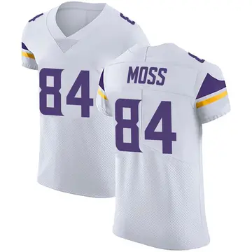 Nike Randy Moss Men's Elite Minnesota Vikings White Vapor Untouchable Jersey