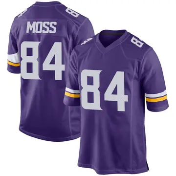 Nike Randy Moss Men's Game Minnesota Vikings Purple Team Color Jersey