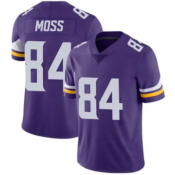 Nike Randy Moss Men's Limited Minnesota Vikings Purple Team Color Vapor Untouchable Jersey