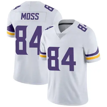 Nike Randy Moss Men's Limited Minnesota Vikings White Vapor Untouchable Jersey