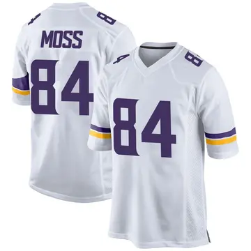 Nike Randy Moss Youth Game Minnesota Vikings White Jersey