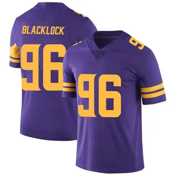Nike Ross Blacklock Men's Limited Minnesota Vikings Purple Color Rush Jersey