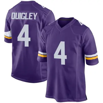 Nike Ryan Quigley Men's Game Minnesota Vikings Purple Team Color Jersey