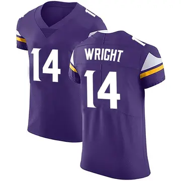 Nike Ryan Wright Men's Elite Minnesota Vikings Purple Team Color Vapor Untouchable Jersey