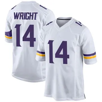 Nike Ryan Wright Men's Game Minnesota Vikings White Jersey