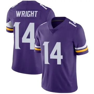 Nike Ryan Wright Men's Limited Minnesota Vikings Purple Team Color Vapor Untouchable Jersey