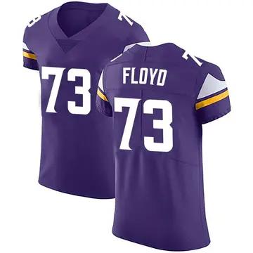 Nike Sharrif Floyd Men's Elite Minnesota Vikings Purple Team Color Vapor Untouchable Jersey