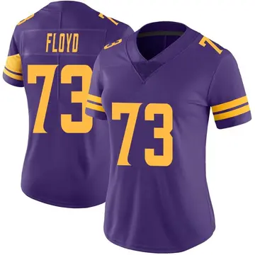 Nike Sharrif Floyd Women's Limited Minnesota Vikings Purple Color Rush Jersey