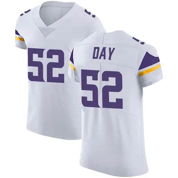 Nike Sheldon Day Men's Elite Minnesota Vikings White Vapor Untouchable Jersey