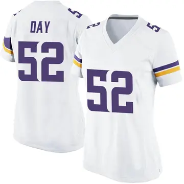 Nike Sheldon Day Women's Game Minnesota Vikings White Jersey