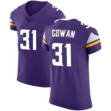 Nike Tay Gowan Men's Elite Minnesota Vikings Purple Team Color Vapor Untouchable Jersey