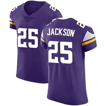 Nike Theo Jackson Men's Elite Minnesota Vikings Purple Team Color Vapor Untouchable Jersey