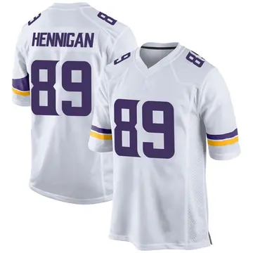 Nike Thomas Hennigan Men's Game Minnesota Vikings White Jersey