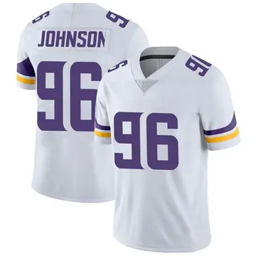Nike Tom Johnson Youth Limited Minnesota Vikings White Vapor Untouchable Jersey
