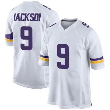 Nike Trishton Jackson Men's Game Minnesota Vikings White Jersey