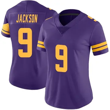 Nike Trishton Jackson Women's Limited Minnesota Vikings Purple Color Rush Jersey