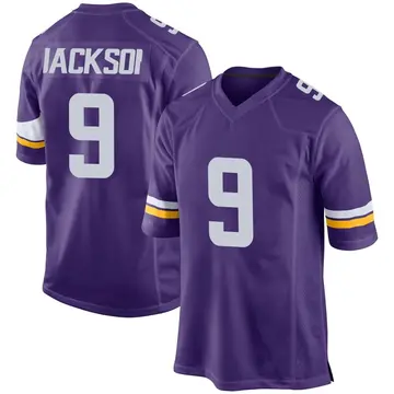 Nike Trishton Jackson Youth Game Minnesota Vikings Purple Team Color Jersey