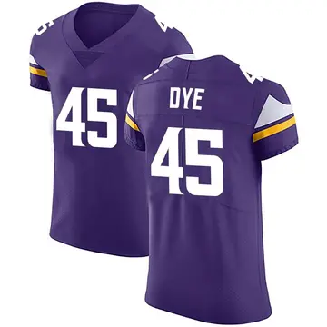 Nike Troy Dye Men's Elite Minnesota Vikings Purple Team Color Vapor Untouchable Jersey