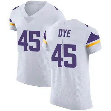 Nike Troy Dye Men's Elite Minnesota Vikings White Vapor Untouchable Jersey