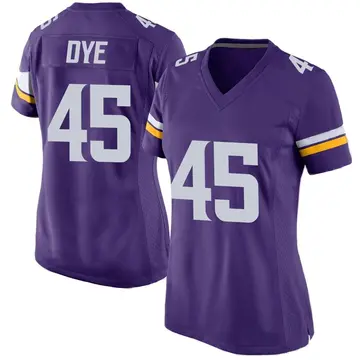 Nike Troy Dye Women's Game Minnesota Vikings Purple Team Color Jersey