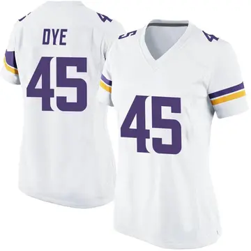 Nike Troy Dye Women's Game Minnesota Vikings White Jersey