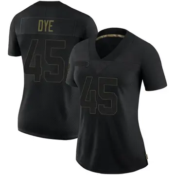 Nike Troy Dye Women's Limited Minnesota Vikings Black 2020 Salute To Service Jersey