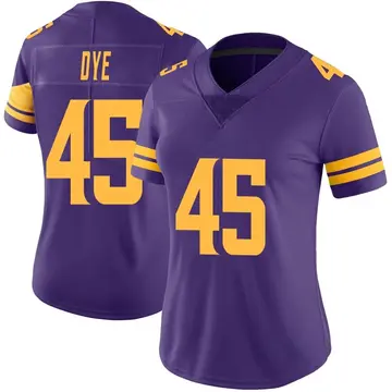 Nike Troy Dye Women's Limited Minnesota Vikings Purple Color Rush Jersey