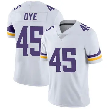 Nike Troy Dye Youth Limited Minnesota Vikings White Vapor Untouchable Jersey