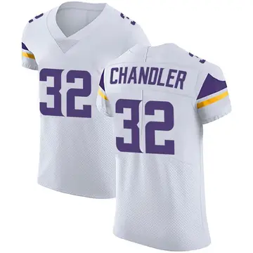 Nike Ty Chandler Men's Elite Minnesota Vikings White Vapor Untouchable Jersey