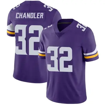 Nike Ty Chandler Men's Limited Minnesota Vikings Purple Team Color Vapor Untouchable Jersey
