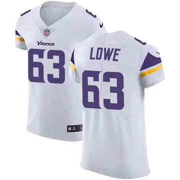 Nike Vederian Lowe Men's Elite Minnesota Vikings White Vapor Untouchable Jersey