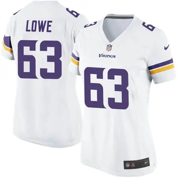Nike Vederian Lowe Women's Game Minnesota Vikings White Jersey