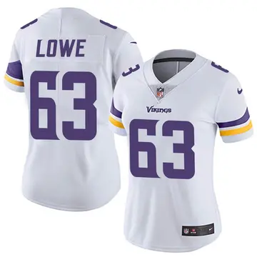 Nike Vederian Lowe Women's Limited Minnesota Vikings White Vapor Untouchable Jersey