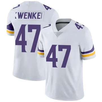 Nike William Kwenkeu Men's Limited Minnesota Vikings White Vapor Untouchable Jersey